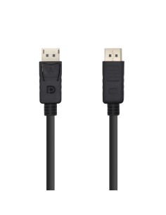 AISENS Cable Displayport V1.2 4K@60HZ, DP M-DP M, Negro, 5.0m
