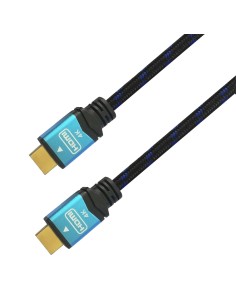 AISENS CABLE HDMI V2.0 PREMIUM ALTA VELOCIDAD   HEC 4K@60HZ 18GBPS, A M-A M, NEGRO AZUL, 10M