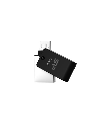 Silicon Power Mobile X21 unidad flash USB 16 GB USB Type-A   Micro-USB 2.0 Negro, Plata