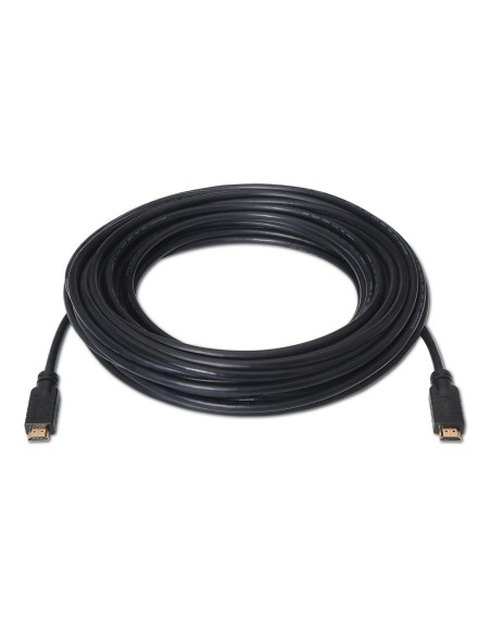 AISENS Cable HDMI V2.0 Premium alta velocidad   HEC 4k@60Hz 18Gbps con repetidor, A M-A M, Negro, 30 m