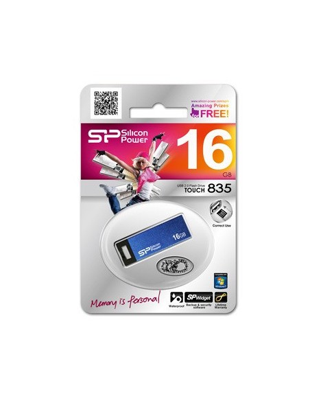 Silicon Power Touch 835 unidad flash USB 16 GB USB tipo A 2.0 Azul
