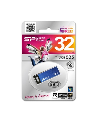 Silicon Power Touch 835 unidad flash USB 32 GB USB tipo A 2.0 Azul