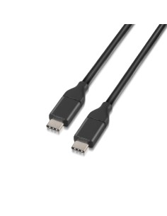 AISENS A107-0061 cable USB 1 m USB 3.2 Gen 2 (3.1 Gen 2) USB C Negro