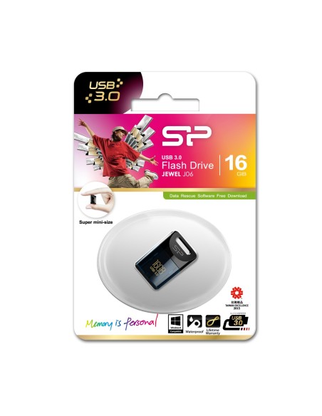 Silicon Power Jewel J06 unidad flash USB 16 GB USB tipo A 3.2 Gen 1 (3.1 Gen 1) Azul