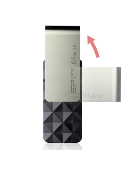 Silicon Power Blaze B30 unidad flash USB 16 GB USB tipo A 3.2 Gen 1 (3.1 Gen 1) Negro