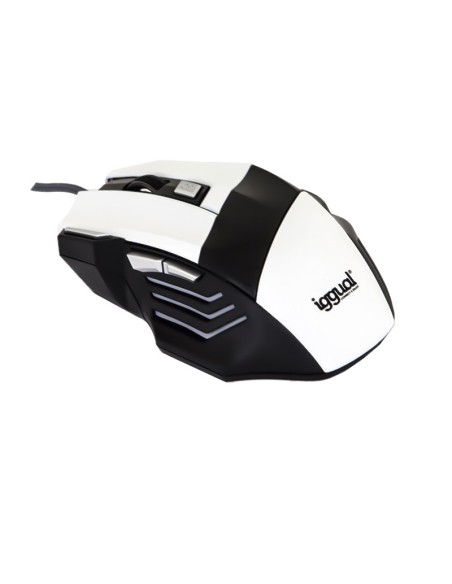 iggual Storm ratón mano derecha USB tipo A Óptico 2400 DPI