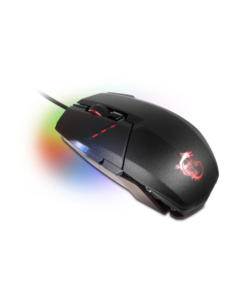 MSI Clutch GM60 ratón Ambidextro USB tipo A Óptico 10800 DPI