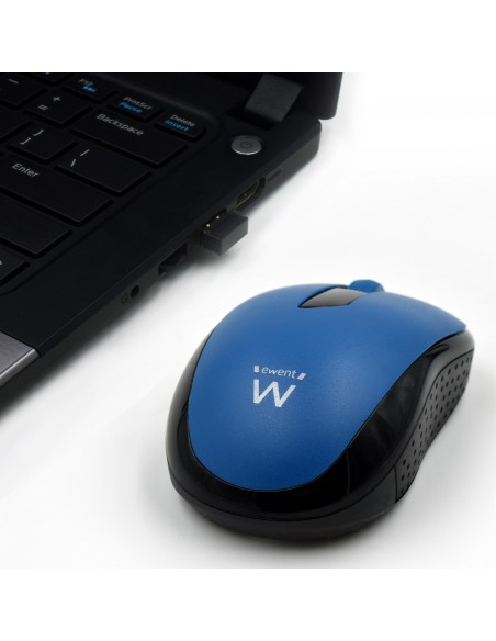 Ewent EW3225 ratón Ambidextro RF inalámbrico Óptico 1000 DPI