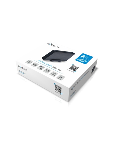 AISENS Caja externa 3,5" ASE-3530B SATA a USB 3.0 USB 3.1 Gen1, Negra