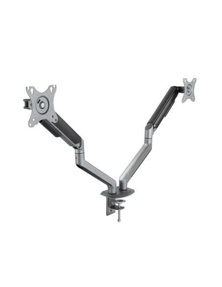 Soporte para monitores 32" TooQ DB4132TNR-G Abrazadera Atornillado Negro