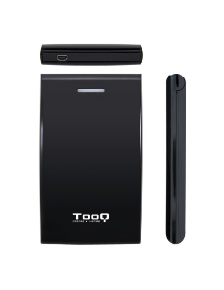 TooQ CAJA HDD 2,5" SATA A USB 2.0 USB 3.0 NEGRA