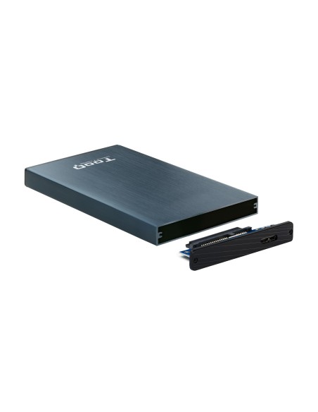 TooQ TQE-2527PB caja para disco duro externo Caja de disco duro (HDD) Negro, Marina 2.5"