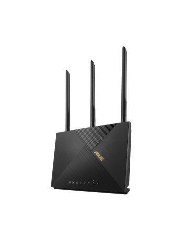 ASUS 4G-AX56 router inalámbrico Gigabit Ethernet Doble banda (2,4 GHz   5 GHz) 3G Negro