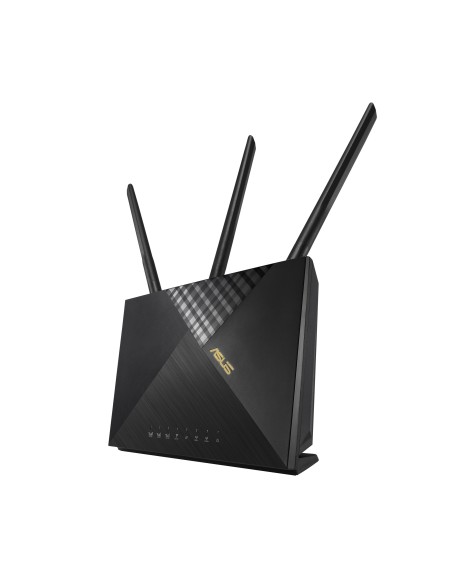 ASUS 4G-AX56 router inalámbrico Gigabit Ethernet Doble banda (2,4 GHz   5 GHz) 3G Negro