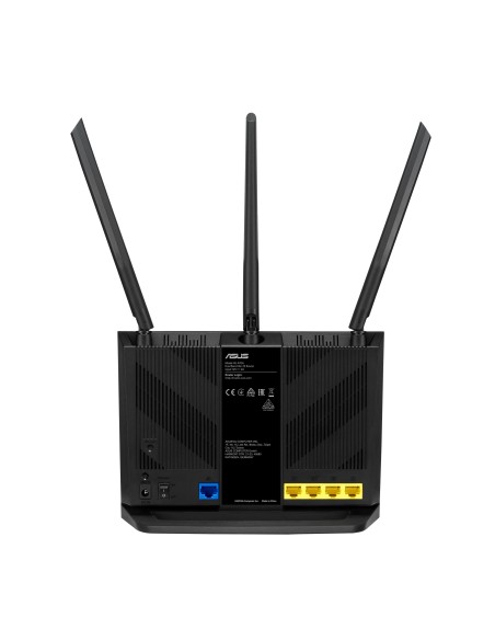 ASUS 4G-AX56 router inalámbrico Gigabit Ethernet Doble banda (2,4 GHz   5 GHz) 3G Negro