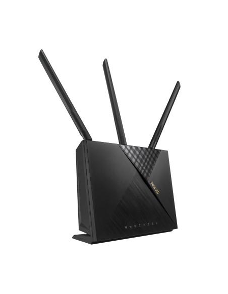 ASUS 4G-AX56 router inalámbrico Gigabit Ethernet Doble banda (2,4 GHz   5 GHz) 3G Negro