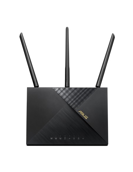 ASUS 4G-AX56 router inalámbrico Gigabit Ethernet Doble banda (2,4 GHz   5 GHz) 3G Negro
