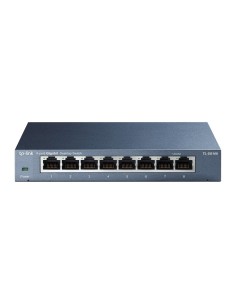 TP-LINK TL-SG108 No administrado Gigabit Ethernet (10 100 1000) Negro