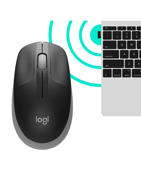 Logitech M190 Inalámbrico 1000DPI Negro