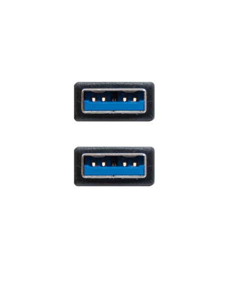 Nanocable 10.01.1001-BK cable USB 1 m USB 3.2 Gen 1 (3.1 Gen 1) USB A Negro