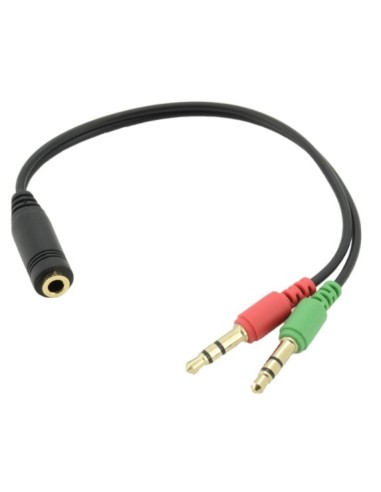 iggual IGG317198 cable de audio 0,2 m 3,5mm 2 x 3.5mm Negro, Verde, Rosa