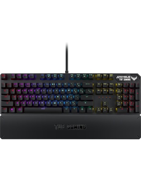 Asus TUF Gaming K3 Hibrido Negro RGB