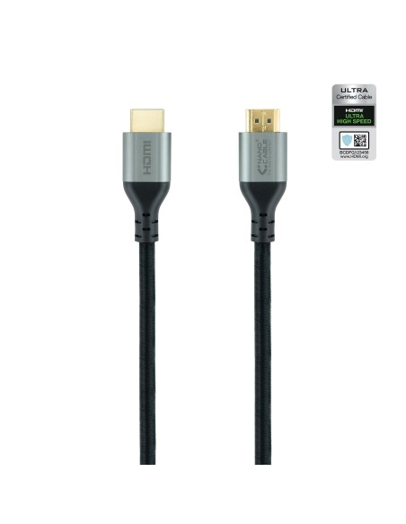 Nanocable Cable HDMI 2.1 Certificado ULTRA HIGH SPEED A M-A M, Negro, 2 m