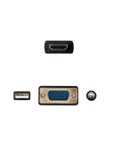 Nanocable Conversor HDMI a VGA-Jack-UBS, 1.8 m