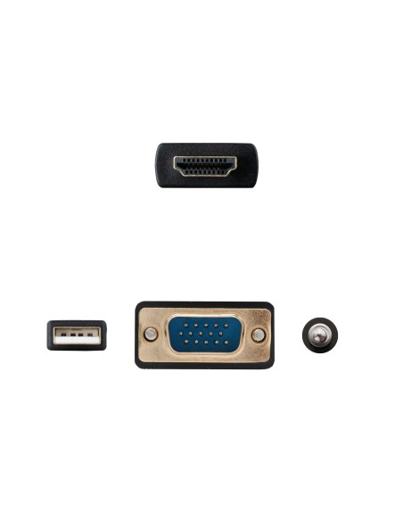 Nanocable Conversor HDMI a VGA-Jack-UBS, 1.8 m