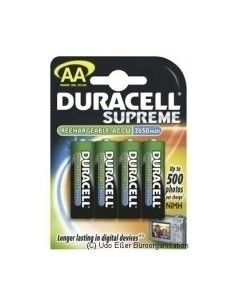 Duracell HR6 AA 4-pack Batería recargable Níquel-metal hidruro (NiMH)