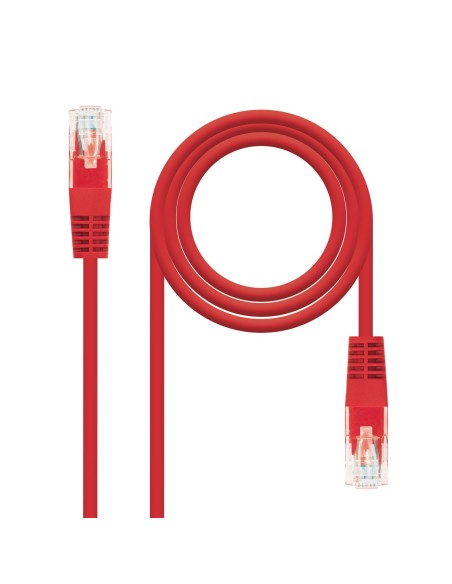 Nanocable CABLE RED LATIGUILLO CRUZADO RJ45 CAT.5E UTP AWG24, 1.0 M