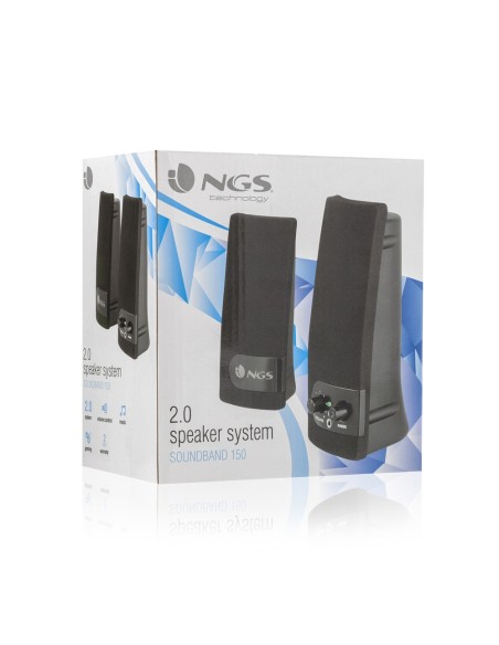 NGS SB150 altavoz De 1 vía Negro Alámbrico 4 W
