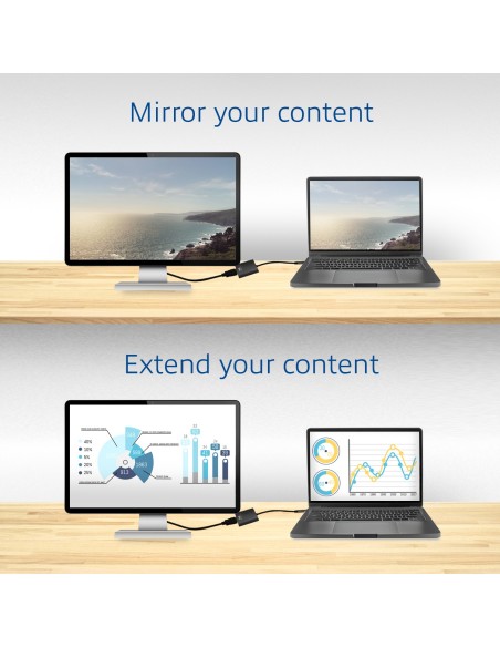 ADAPTADOR GRAFICO EWENT USB TIPO C DP 4K 60HZ