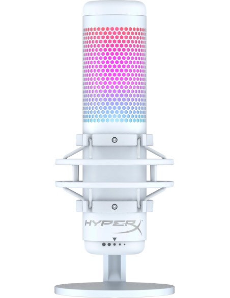 HyperX QuadCast S Blanco Micrófono para PC