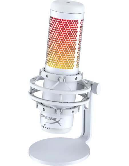 HyperX QuadCast S Blanco Micrófono para PC