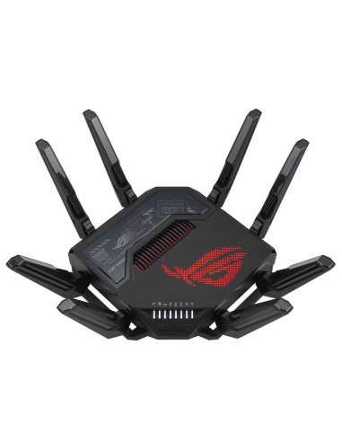 ASUS ROG Rapture GT-BE98 router inalámbrico 10 Gigabit Ethernet Quad-band (2.4 GHz   5 GHz-1   5 GHz-2   6 GHz) Negro