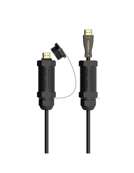 CABLE HDMI AISENS V2.1 OPTICO ACTIVO AOC ARMADURA 8K60HZ 4K120HZ 48GBP AM-AM 50M