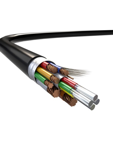 CABLE HDMI AISENS V2.1 OPTICO ACTIVO AOC DESMONTABLE 8K60HZ 48GBPS AM-DAM 30M