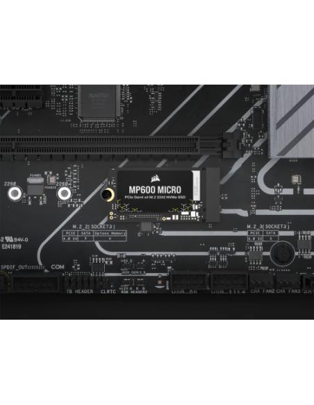 SSD CORSAIR MP600 MICRO 1TB M.2 (2242) NVME PCIE (CSSD-F1000GBMP600MCR)