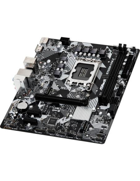 PLACA ASROCK B760M-H/M.2,INTEL,1700,B760,2DDR5,96GB,HDMI+DP,4SATA+2M.2,5USB 3.2+1USB-C,GBLAN,MATX