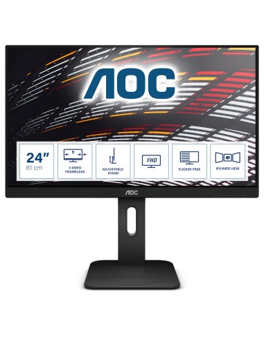 MONITOR PROFESIONAL AOC X24P1 24' FULL HD MULTIMEDIA NEGRO