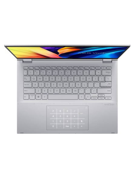 ASUS VivoBook S 14 Flip TP3402ZA-LZ392W - Ordenador Portátil 14" WUXGA (Intel Core i5-12500H, 16GB RAM, 512GB SSD, Iris Xe Graph