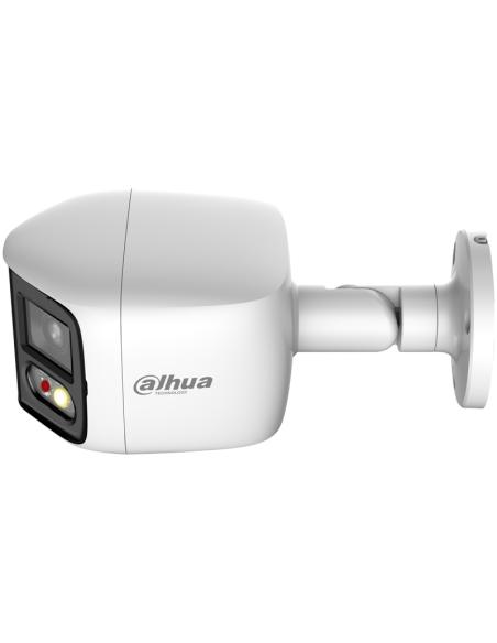 (DH-IPC-PFW3849SP-A180-E2-AS-PV-0280B) DAHUA CÁMARA IP BULLET PANORÁMICA TIOC DUO WDR WIZSENSE 2X4MP LED IR & LUZ CÁLIDA IP67 AL