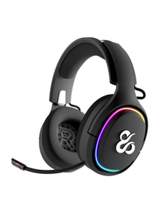 Newskill Gaming NS-HS-ATON-BL auricular y casco Auriculares Inalámbrico y alámbrico Diadema Juego USB Tipo C Bluetooth Negro