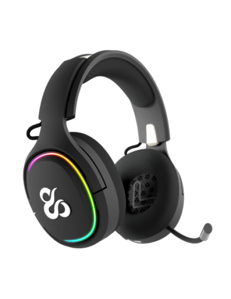 Newskill Gaming NS-HS-ATON-BL auricular y casco Auriculares Inalámbrico y alámbrico Diadema Juego USB Tipo C Bluetooth Negro