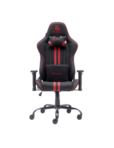 Newskill Gaming Kitsune V2 Silla para videojuegos de PC Asiento acolchado Negro, Rojo