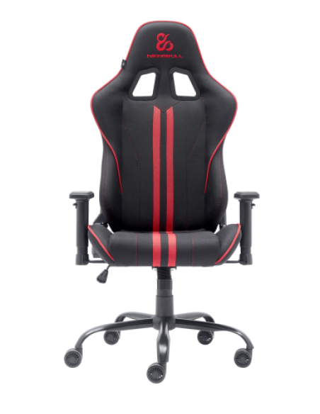 Newskill Gaming Kitsune V2 Silla para videojuegos de PC Asiento acolchado Negro, Rojo