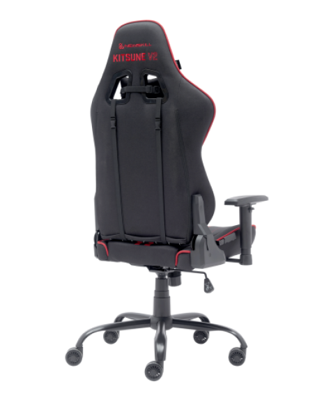 Newskill Gaming Kitsune V2 Silla para videojuegos de PC Asiento acolchado Negro, Rojo