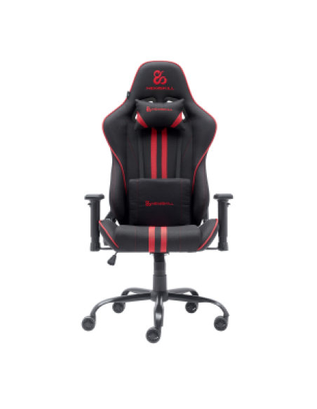 Newskill Gaming Kitsune V2 Silla para videojuegos de PC Asiento acolchado Negro, Rojo