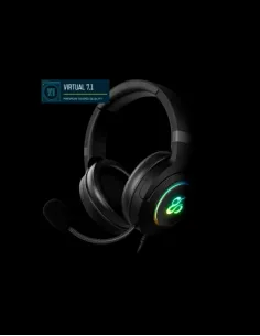 NEWSKILL AURICULARES GAMING SOBEK IVORY. RGB